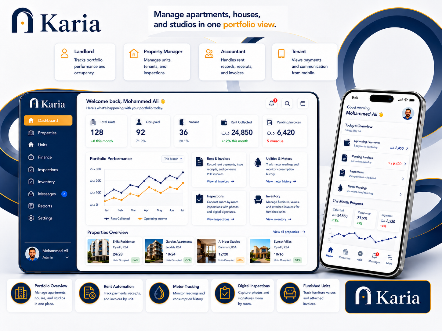 Karia app preview